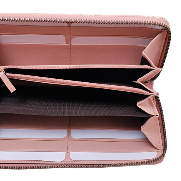 グッチ  GUCCI ゴースト GHOST GGマーモント キルティング レザー ウォレット ラウンドファスナー 長財布 ピンク [レディース] 448087 DSSCJ 5966