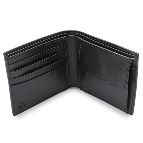 グッチ 財布 メンズ GUCCI 二つ折り GUCCI ロゴ レザー コインウォレット 財布 547586 0YA0G 1000