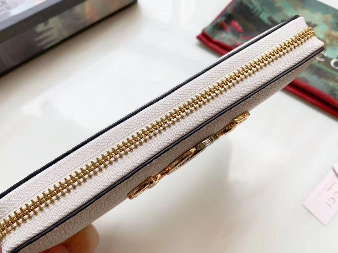 グッチ GUCCI ズゥミ レザー ラウンドファスナー ウォレット 長財布 [レディース]  570661 1b90x 6436