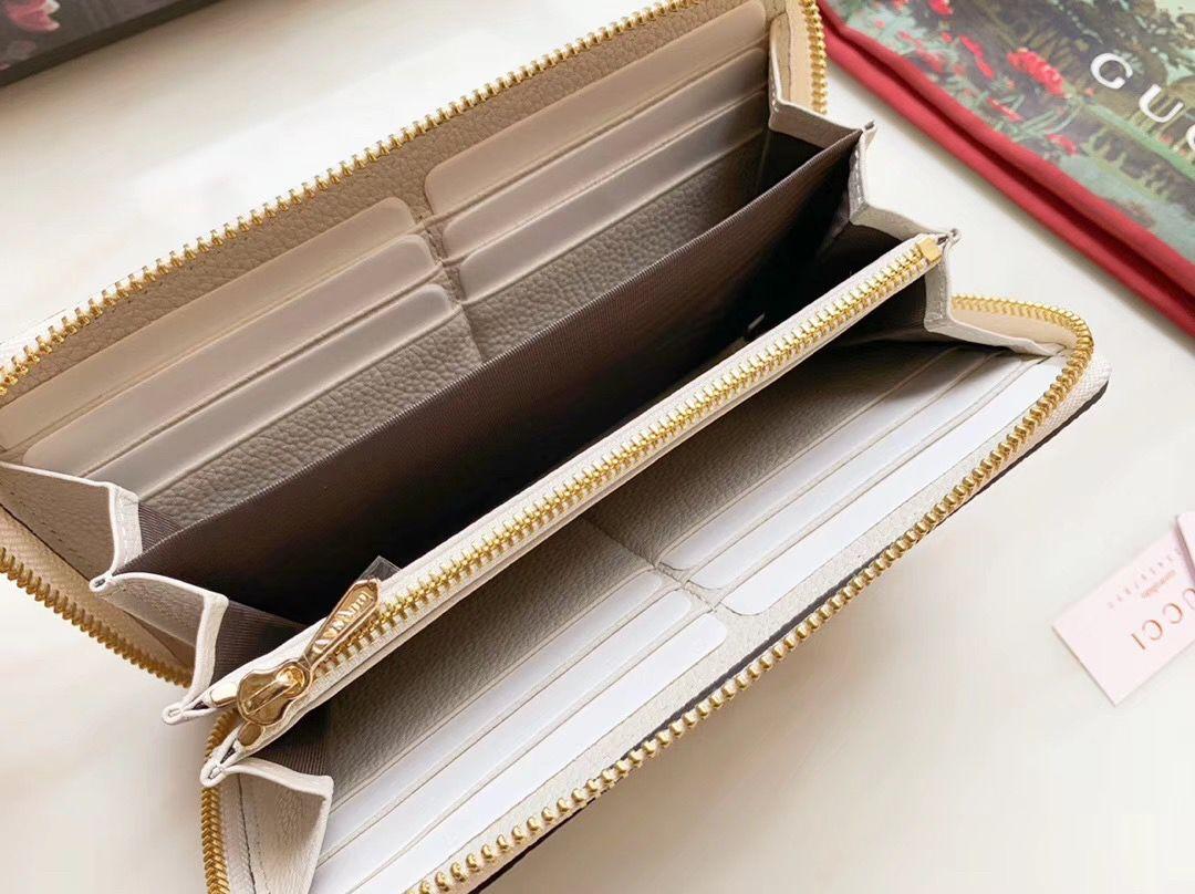グッチ GUCCI ズゥミ レザー ラウンドファスナー ウォレット 長財布 [レディース]  570661 1b90x 6436
