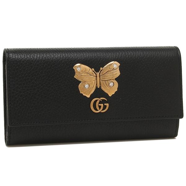 グッチ 長財布 レディース GUCCI  ブラック 499359 CAOGT 1081