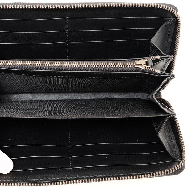 グッチ GUCCI クイーンマーガレット レザー ウォレット ラウンドファスナー 長財布 ブラック×アイボリー ホワイト [レディース] 476069 DYWQT 8224 