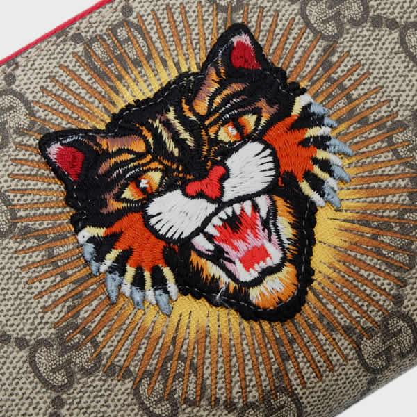 グッチ GUCCI アングリーキャット GGスプリーム ラウンドファスナー 長財布 [メンズ][レディース] 476413 9CO1G 9794