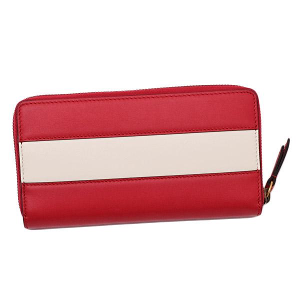 グッチ GUCCI クイーンマーガレット レザー ウォレット ラウンドファスナー 長財布 レッド×アイボリー [レディース] 476069 DYWQT 8225