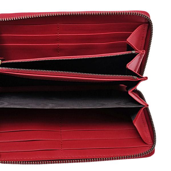 グッチ GUCCI クイーンマーガレット レザー ウォレット ラウンドファスナー 長財布 レッド×アイボリー [レディース] 476069 DYWQT 8225