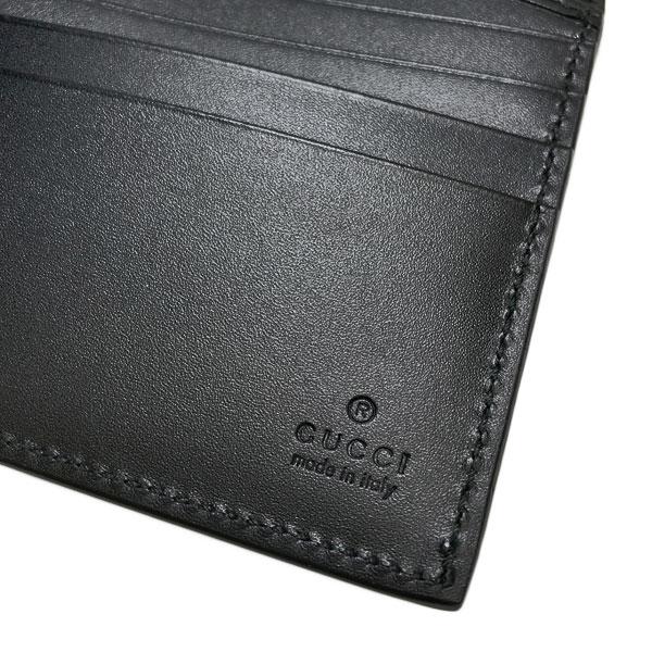 グッチ GUCCI GGスプリーム タイガープリント ウォレット 折財布 小銭入れなし ブラック×グレー [メンズ] 575133 G2BAN 1087