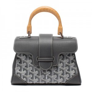 ゴヤール  サイゴン ミニ ハンドバッグ 2WAY ショルダー グレー レア ヘリンボーン レディース GOYARD SAIGON MINI G2020677
