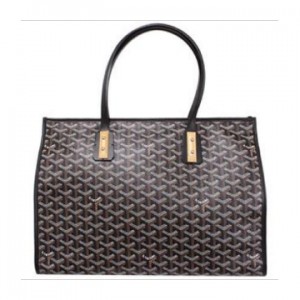 ゴヤール  goyard ゴマルキーズ　トートバッグ　PVC×カーフ ブラック ショルダーバッグ　ハンドバッグ G2020689