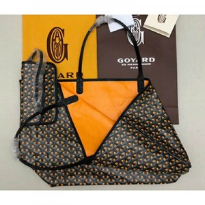 GOYARD ゴヤール  サンルイ クレール・ヴォア PM SAC SAINT LOUIS CLAIRE VOIE 黄 黒 ショッパー リボン ラッピング G2020884