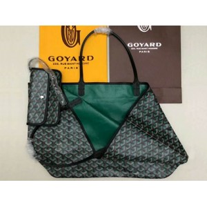 GOYARD  ゴヤール サンルイ クレール・ヴォア PM SAC SAINT LOUIS CLAIRE VOIE 緑 黒 ショッパー リボン ラッピング G2020883