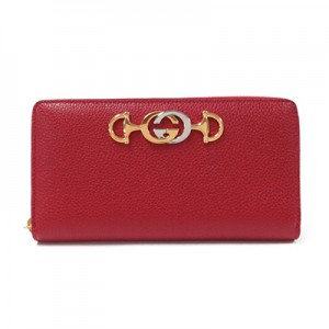 グッチ GUCCI ズゥミ レザー ラウンドファスナー ウォレット 長財布 [レディース]  570661 1b90x 6433