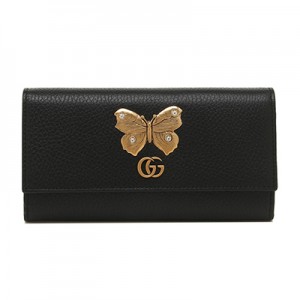 グッチ 長財布 レディース GUCCI  ブラック 499359 CAOGT 1081