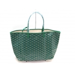 ゴヤールGOYARD  AMALOUISPM09　サンルイPM　コーティングキャンバス　グリーン系 G2020673