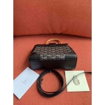 ゴヤール  サイゴン ミニ ハンドバッグ 2WAY ショルダー 黒 レア ヘリンボーン レディース GOYARD SAIGON MINI G2020676