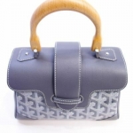 ゴヤール  サイゴン ミニ ハンドバッグ 2WAY ショルダー グレー レア ヘリンボーン レディース GOYARD SAIGON MINI G2020677