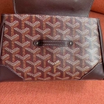 ゴヤール  サイゴン ミニ ハンドバッグ 2WAY ショルダー ブルゴーニュ レア ヘリンボーン レディース GOYARD SAIGON MINI G2020681
