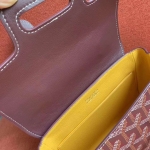 ゴヤール  サイゴン ミニ ハンドバッグ 2WAY ショルダー ブルゴーニュ レア ヘリンボーン レディース GOYARD SAIGON MINI G2020681
