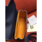 ゴヤール  サイゴン ミニ ハンドバッグ 2WAY ショルダー ダークブルー レア ヘリンボーン レディース GOYARD SAIGON MINI G2020684