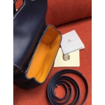 ゴヤール  サイゴン ミニ ハンドバッグ 2WAY ショルダー ダークブルー レア ヘリンボーン レディース GOYARD SAIGON MINI G2020684