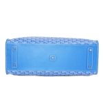 ゴヤール  goyard ゴマルキーズ　トートバッグ　PVC×カーフ　ブルー(青)　ショルダーバッグ　ハンドバッグ G2020685