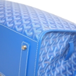 ゴヤール  goyard ゴマルキーズ　トートバッグ　PVC×カーフ　ブルー(青)　ショルダーバッグ　ハンドバッグ G2020685