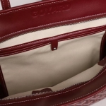 ゴヤール  goyard ゴマルキーズ　トートバッグ　PVC×カーフ　ルージュレッド　ショルダーバッグ　ハンドバッグ G2020688