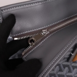 ゴヤール goyard ゴマルキーズ　トートバッグ　PVC×カーフ グレー ショルダーバッグ　ハンドバッグ G2020691