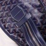 ゴヤール goyard ゴマルキーズ　トートバッグ　PVC×カーフ マリンブルー ショルダーバッグ　ハンドバッグ G2020692