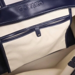 ゴヤール goyard ゴマルキーズ　トートバッグ　PVC×カーフ マリンブルー ショルダーバッグ　ハンドバッグ G2020692
