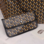 GOYARD ゴヤール  サンルイ クレール・ヴォア PM SAC SAINT LOUIS CLAIRE VOIE 黄 黒 ショッパー リボン ラッピング G2020884