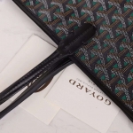 GOYARD  ゴヤール サンルイ クレール・ヴォア PM SAC SAINT LOUIS CLAIRE VOIE 緑 黒 ショッパー リボン ラッピング G2020883