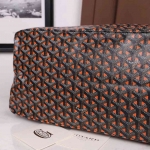 ゴヤールGOYARD ​ サンルイ クレール・ヴォア PM SAC SAINT LOUIS CLAIRE VOIE オレンジ 黒 ショッパー リボン ラッピング G2020882