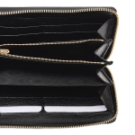 グッチ GUCCI ズゥミ レザー ラウンドファスナー ウォレット 長財布 ブラック [レディース] 570661 1B90X 1000