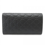 グッチ 長財布 レディース GUCCI  財布 キャット シグネチャー GG柄 レザー ブラック 黒 548055 0G6FT 1081​