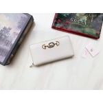 グッチ GUCCI ズゥミ レザー ラウンドファスナー ウォレット 長財布 [レディース]  570661 1b90x 6436