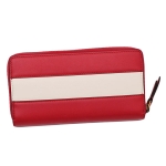 グッチ GUCCI クイーンマーガレット レザー ウォレット ラウンドファスナー 長財布 レッド×アイボリー [レディース] 476069 DYWQT 8225