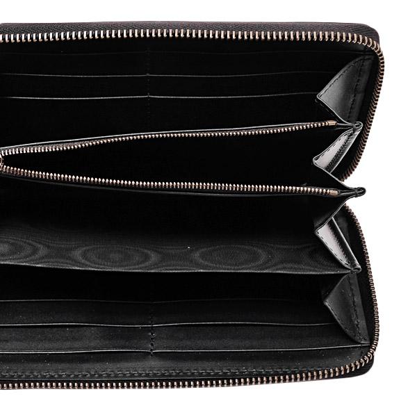 グッチ GUCCI クイーンマーガレット レザー ウォレット ラウンドファスナー 長財布 ブラック [レディース] 476069 0GUBT 8230