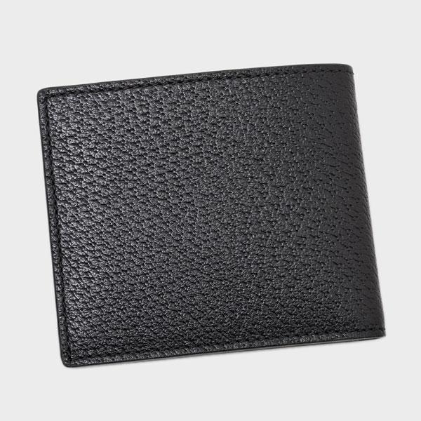 グッチ GUCCI レザー ウォレット 折財布 [小銭入れなし] ブラック [メンズ] 428749 DJ21T 1060