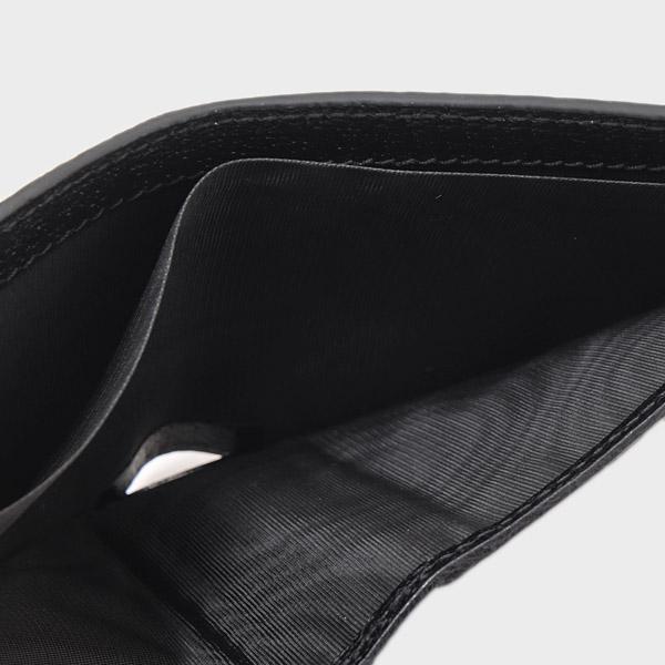 グッチ GUCCI レザー ウォレット 折財布 [小銭入れなし] ブラック [メンズ] 428749 DJ21T 1060