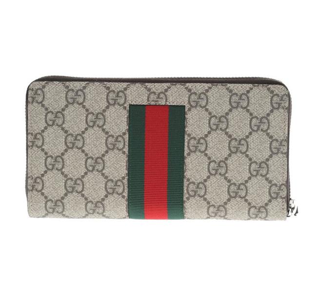 グッチ GUCCI GGスプリーム☆ビー刺しゅう入り*ラウンドジップ長財布 408831 KLQCN 8461