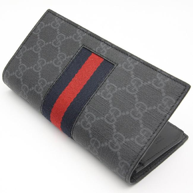 グッチ GUCCI/ウェブ GG 二つ折り長財布  ロングウォレット 408836 KHN4N 1095