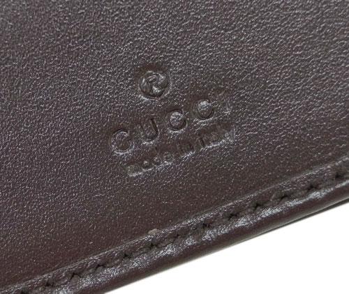 グッチ 財布 GUCCI メンズ 長財布 札入れ マチ付き 小銭入れなし グッチッシマ ダークブラウン アウトレット 307774 CWC1R 2140