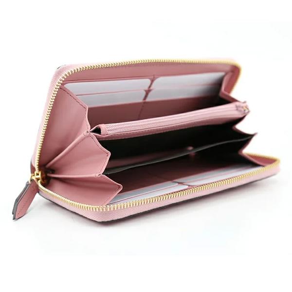 グッチ GUCCI 長財布  ROSE BABY CANDY リネア シグネチャー レザー ラウンドファスナー ピンク系 アウトレット 410102-CWC1G-5812