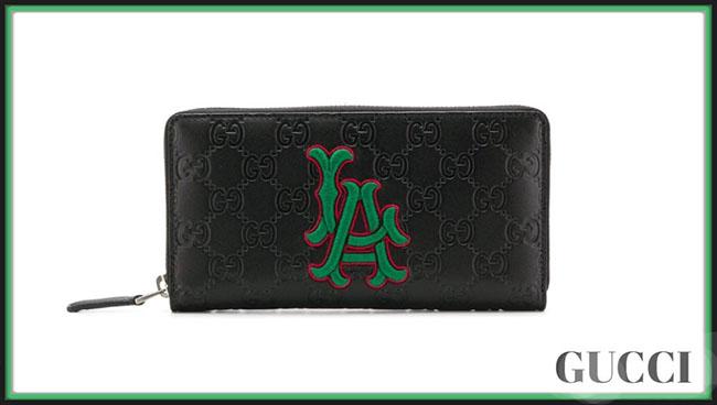グッチ GUCCI NY Yankees パッチ ジップアラウンド長財布 547791 DMTIN 1000