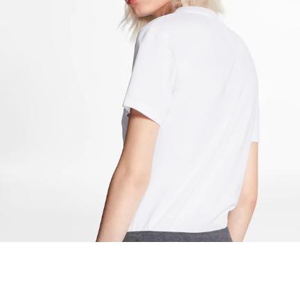 ルイヴィトン Louis Vuitton 新作 LVスタンプTシャツ　白T 1A4PFS