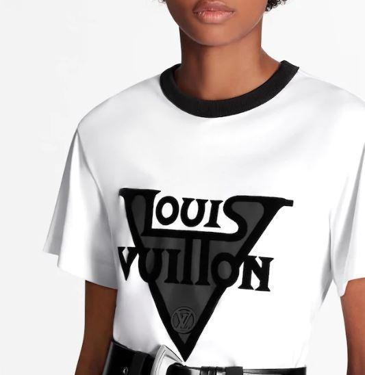 Louis Vuittonルイヴィトン 2020クルーズ LVミッドナイトTシャツ WHITE 1A63EN
