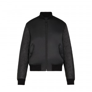 ルイ・ヴィトン LOUIS VUITTON モノグラムレザーミックスジャケット 1A8ARA