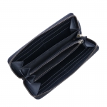 グッチ GUCCI クイーンマーガレット レザー ウォレット ラウンドファスナー 長財布 ブラック [レディース] 476069 0GUBT 8230