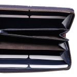 グッチ  GUCCI ゴースト GHOST GGマーモント キルティング レザー ウォレット ラウンドファスナー 長財布 ネイビー [レディース] 448087 DSSCT 417