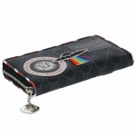 グッチ GUCCI ナイト クーリエ Courrier GGスプリーム ラウンドファスナー 長財布 ブラック×グレー [メンズ] 496342 9F25N 1073